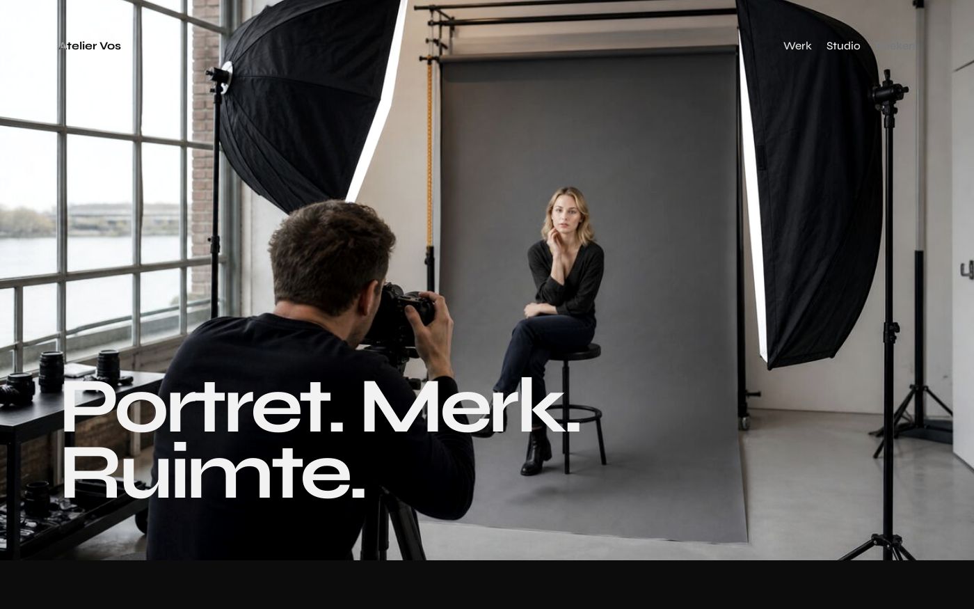 Website Atelier Vos