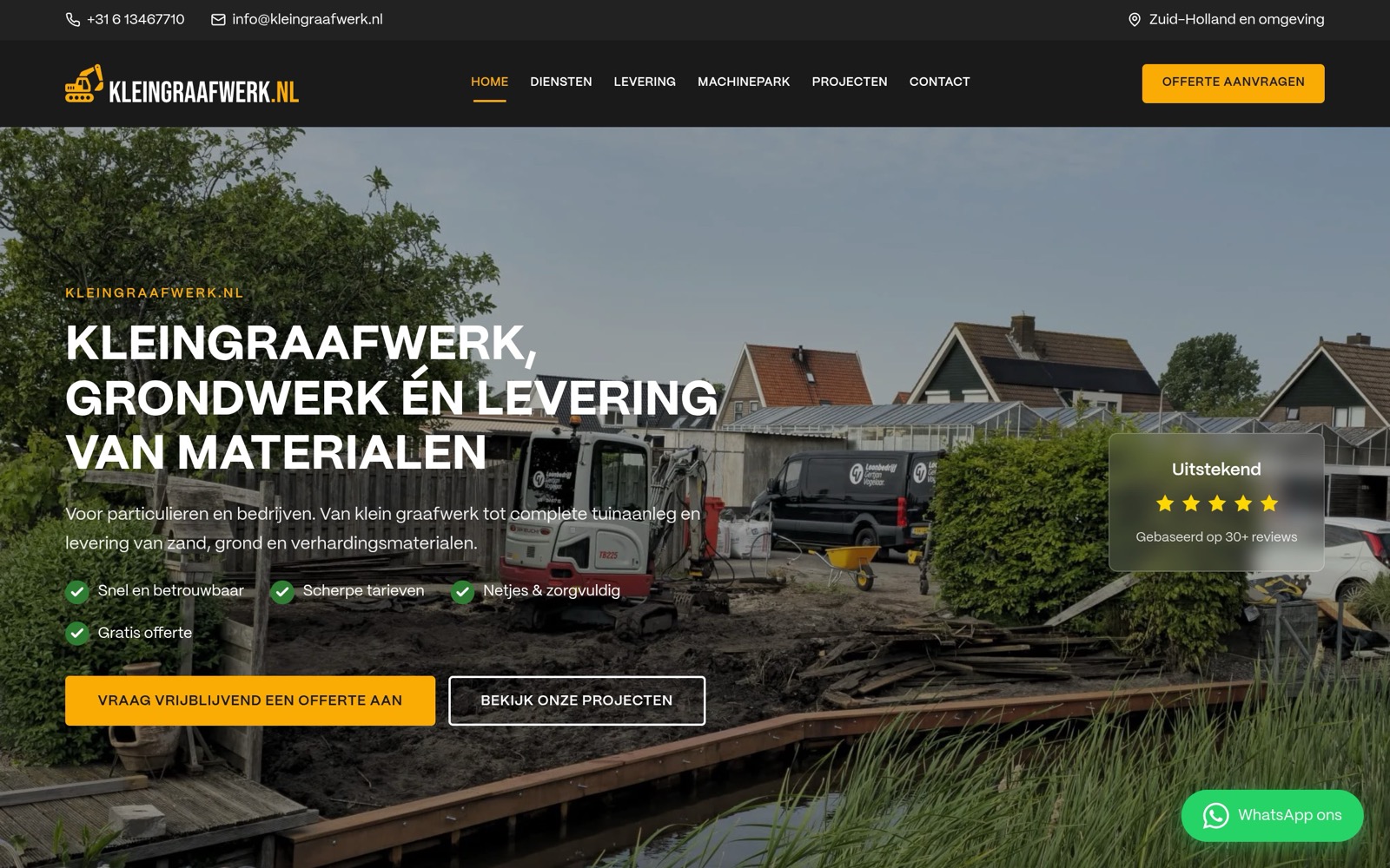 Website Kleingraafwerk